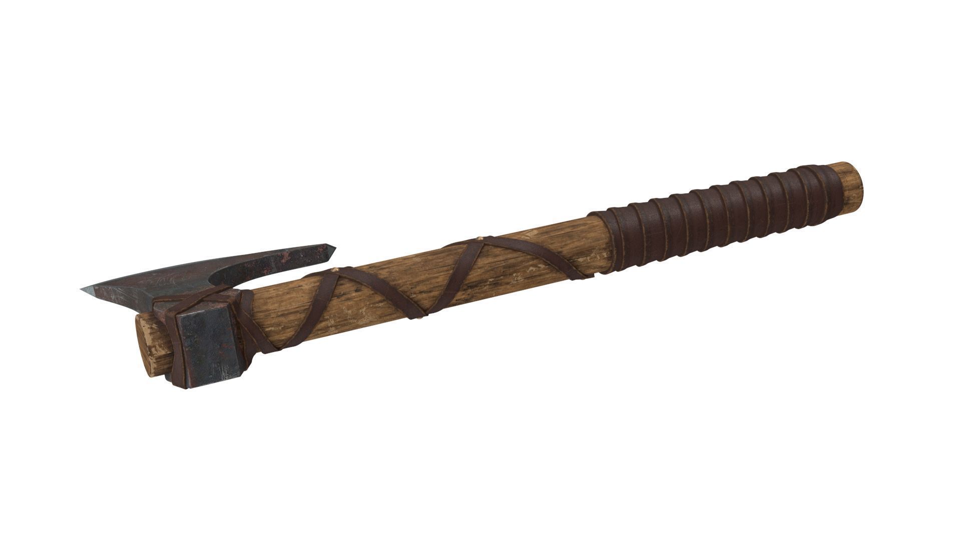 Battle Axe 3D model_4