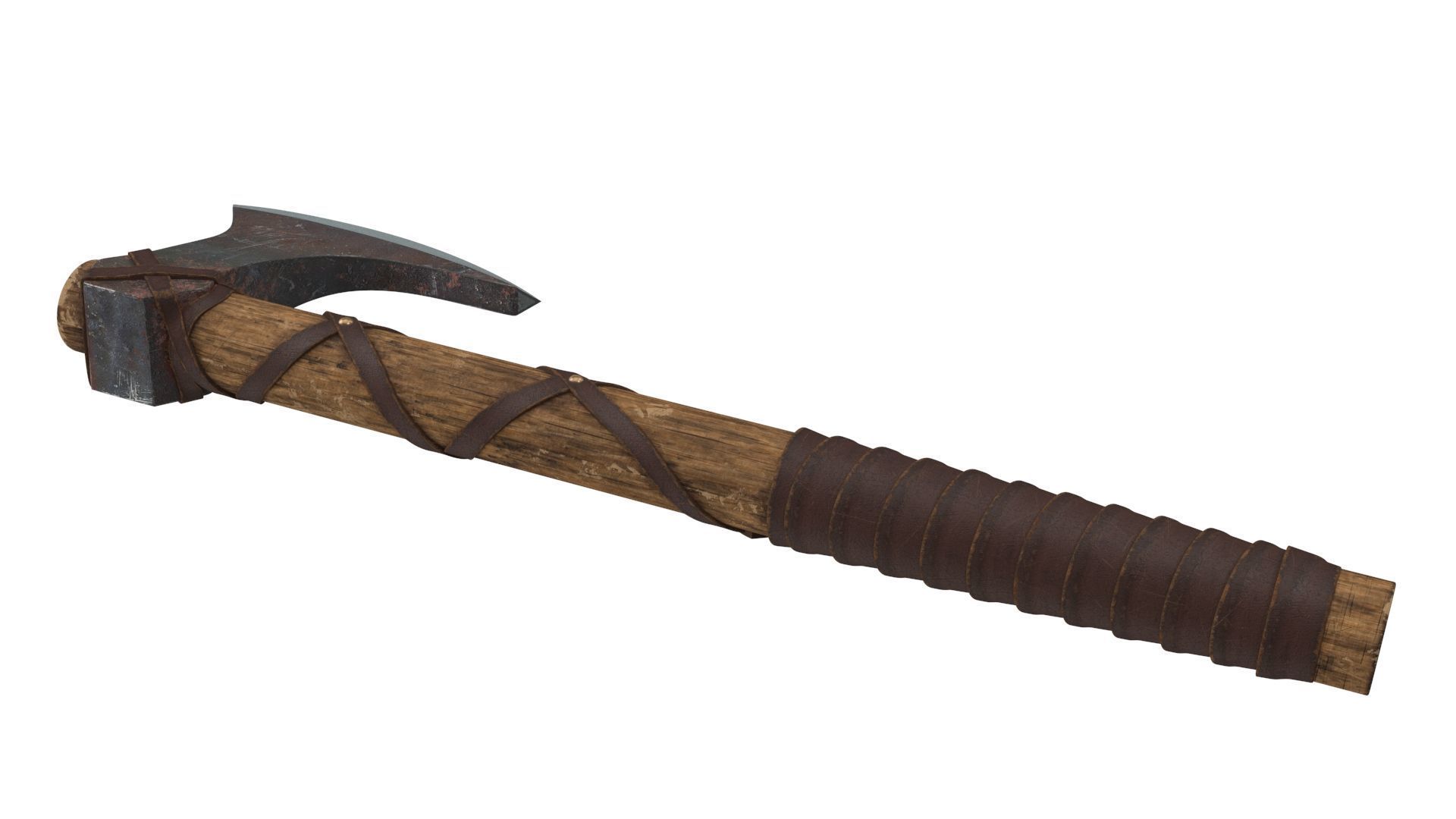 Battle Axe 3D model_6