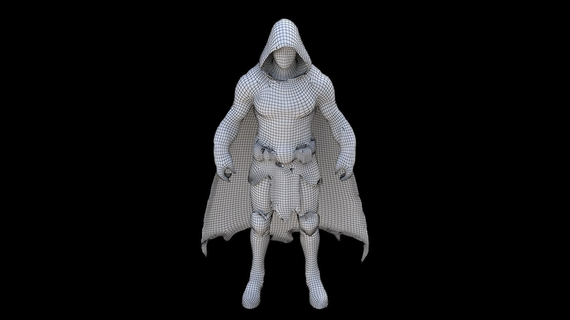 Moon Knight 3D model_6