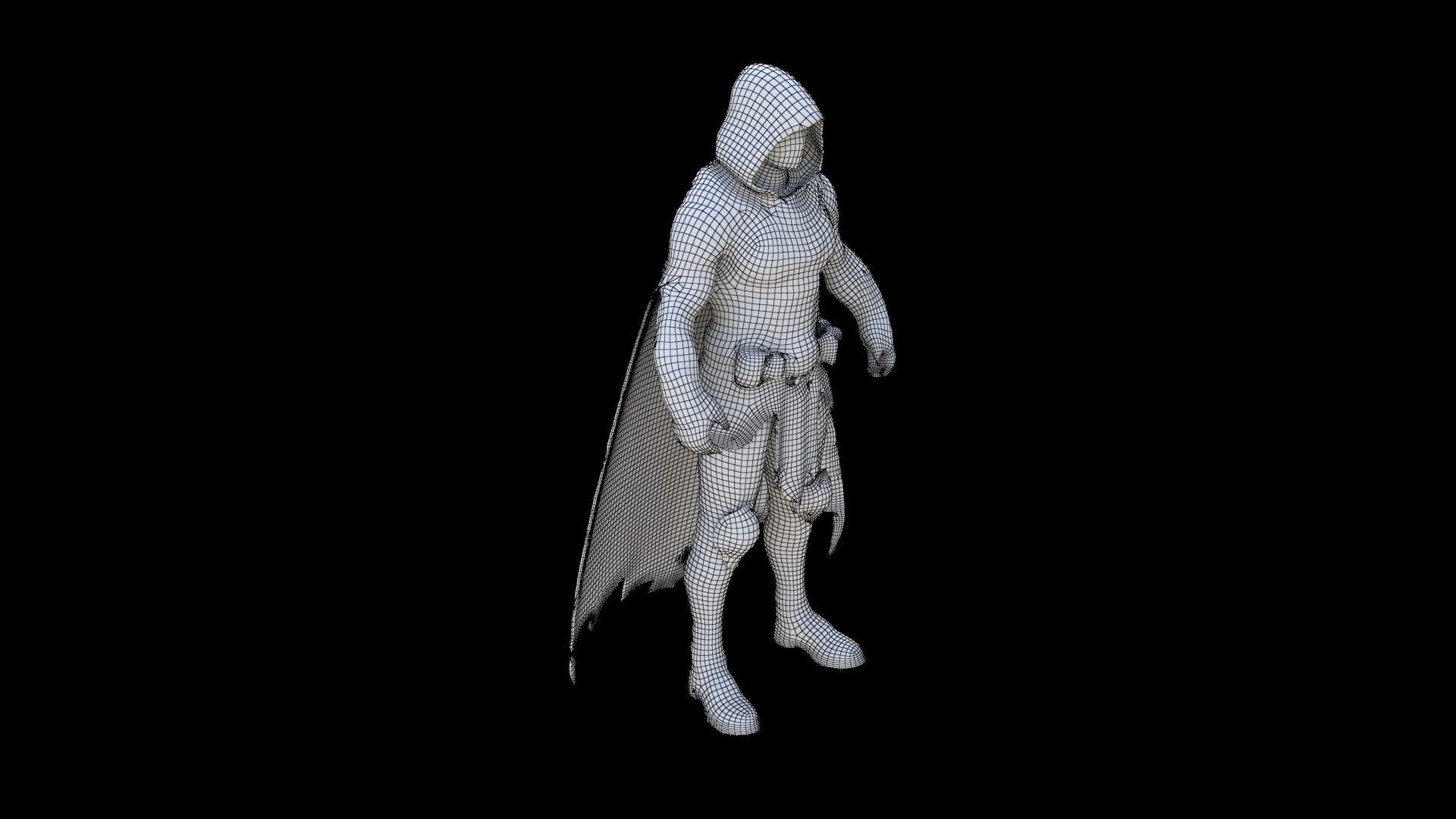 Moon Knight 3D model_5