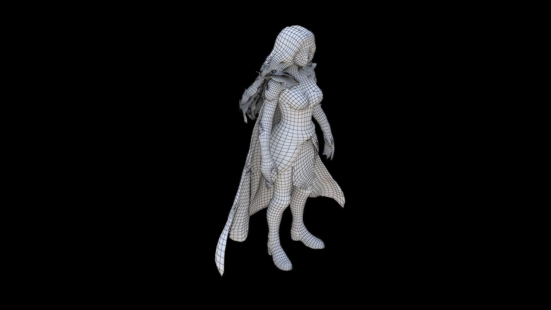 Scarlet Witch 3D model_5