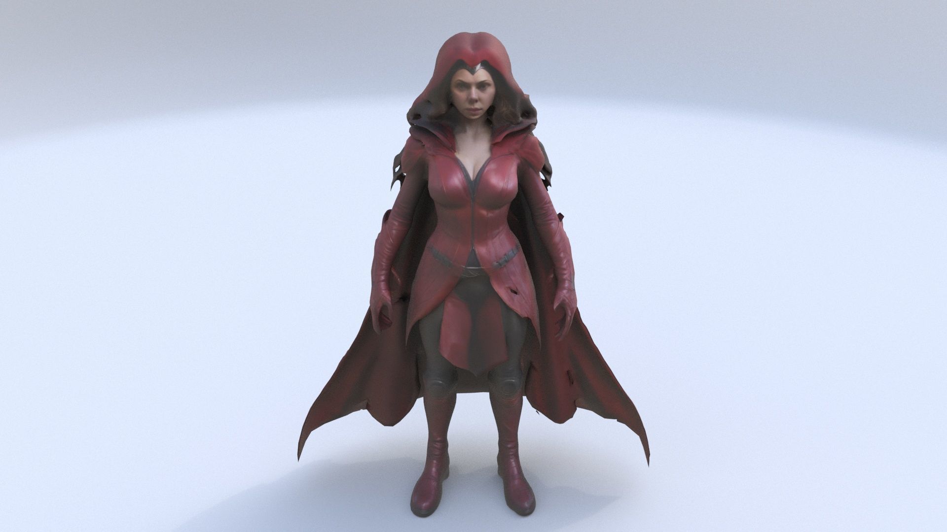 Scarlet Witch 3D model_1