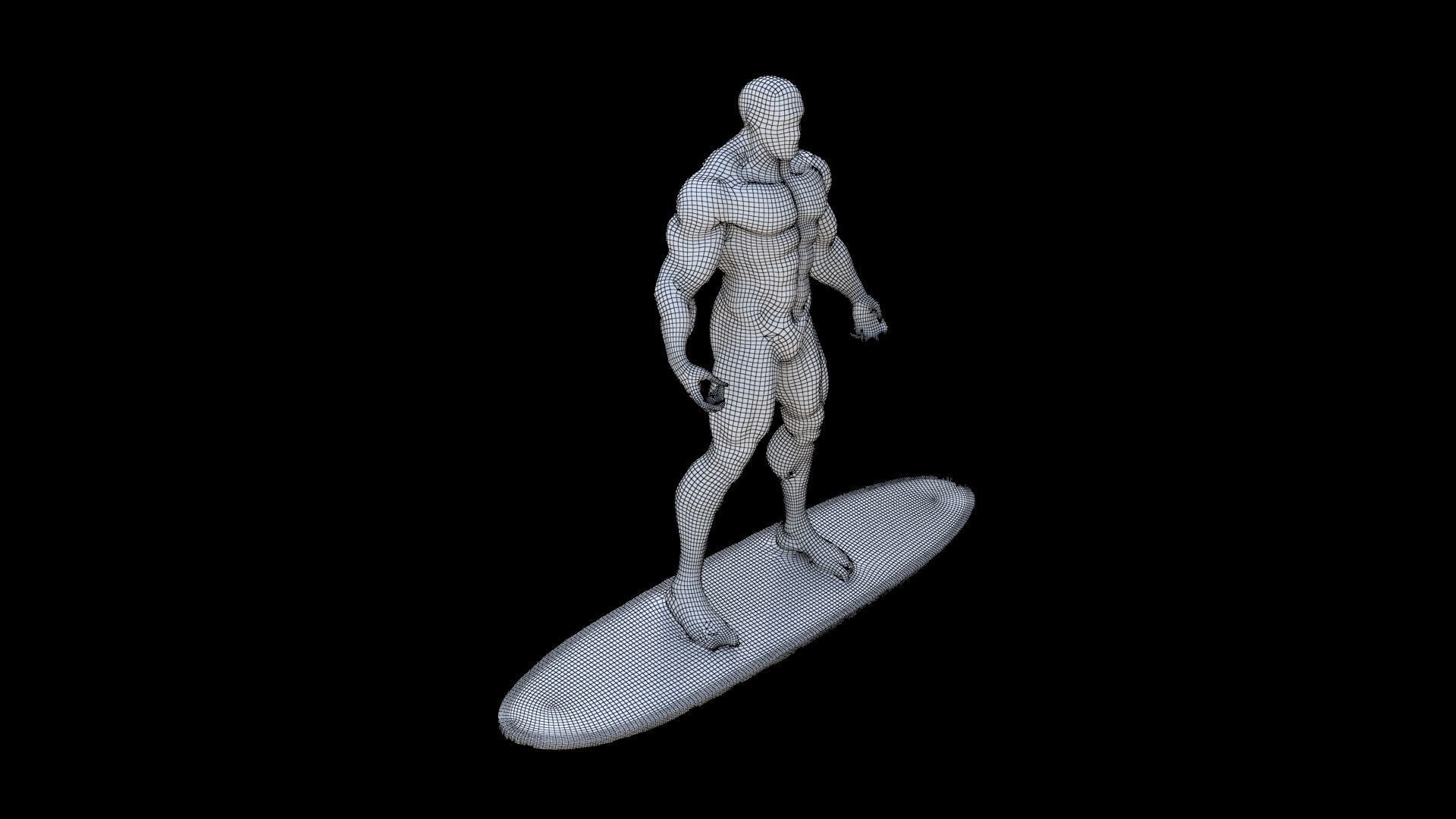 Silver Surfer 3D model_5