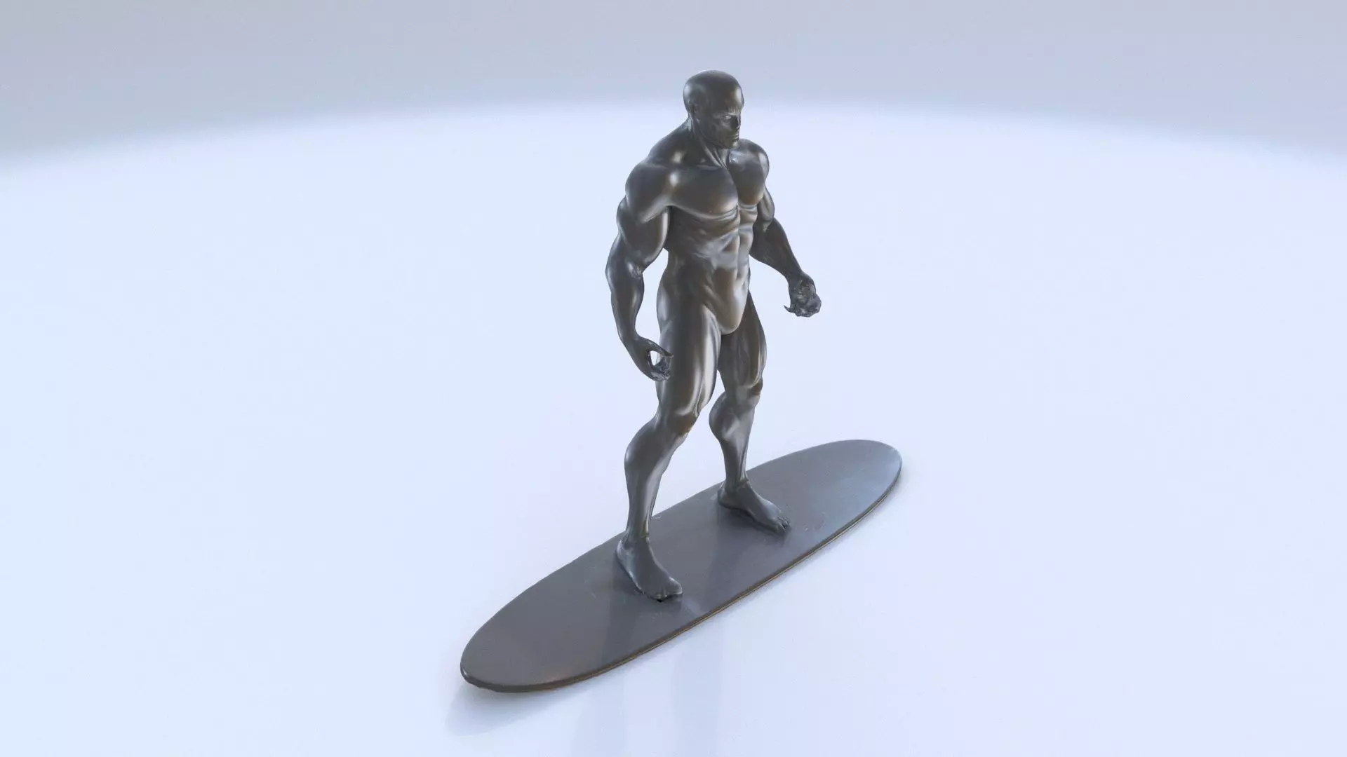 Silver Surfer 3D model_0