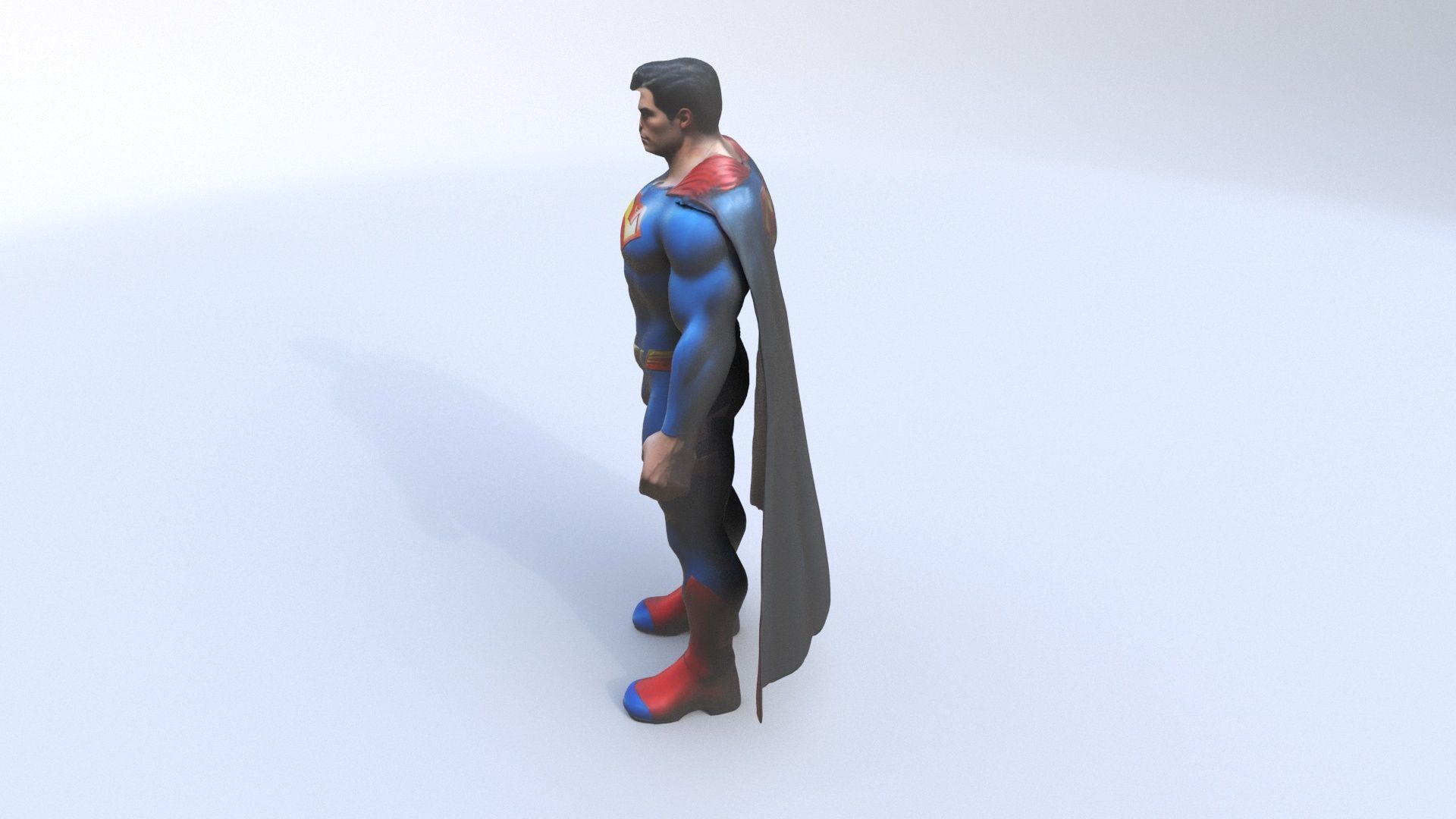Superman 3D model_2
