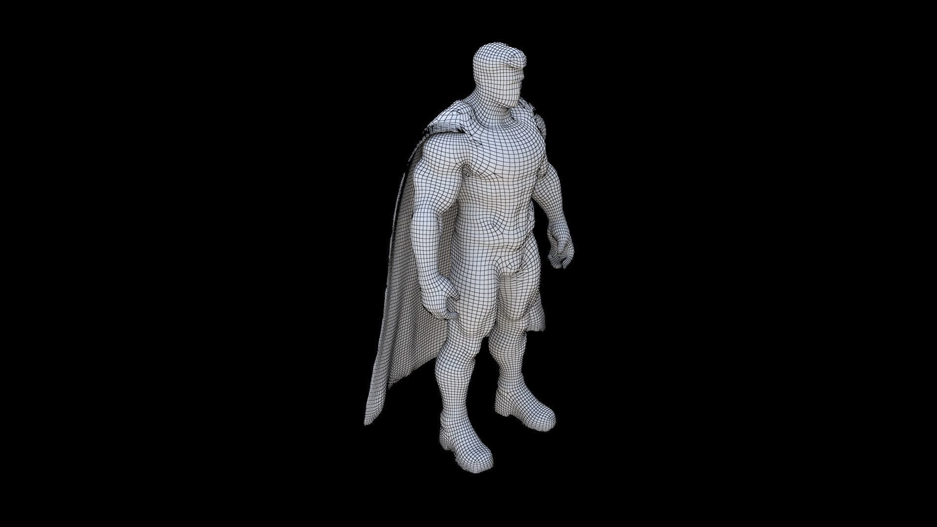 Superman 3D model_5