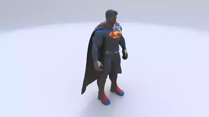 Superman 3D model