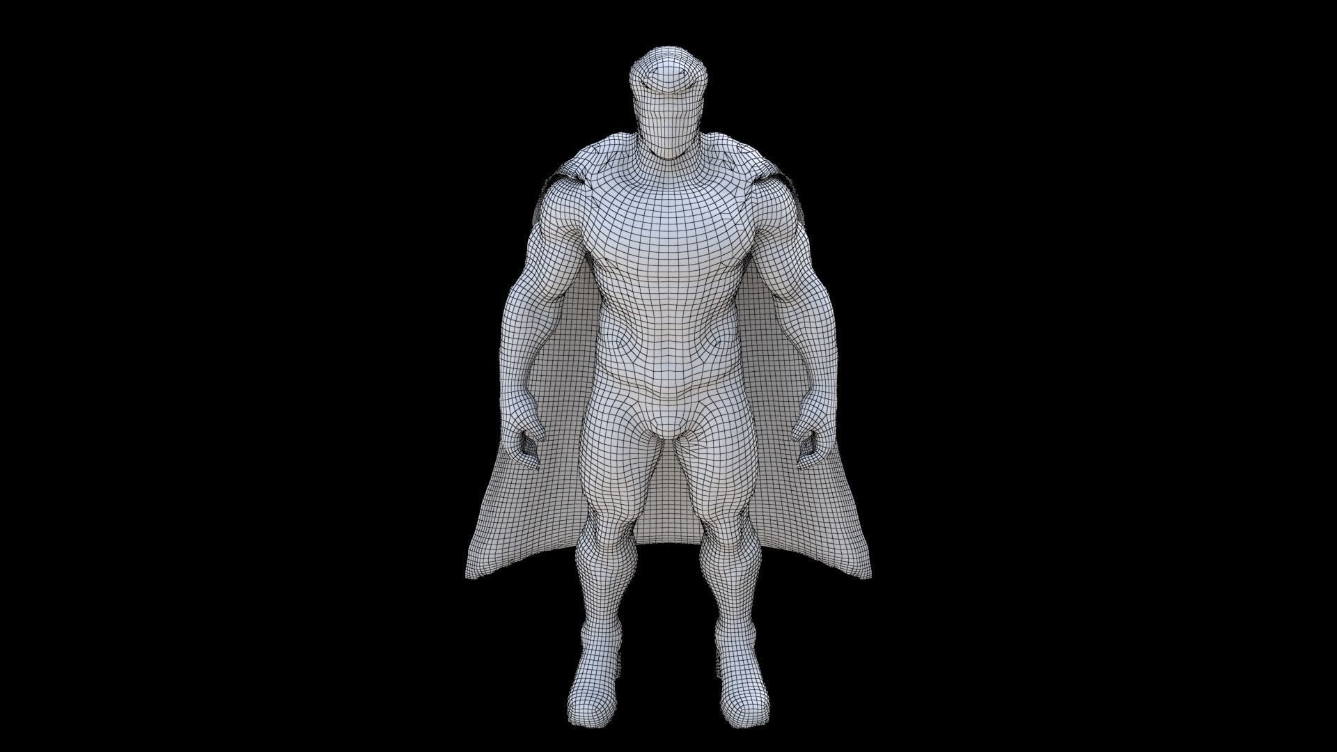 Superman 3D model_6