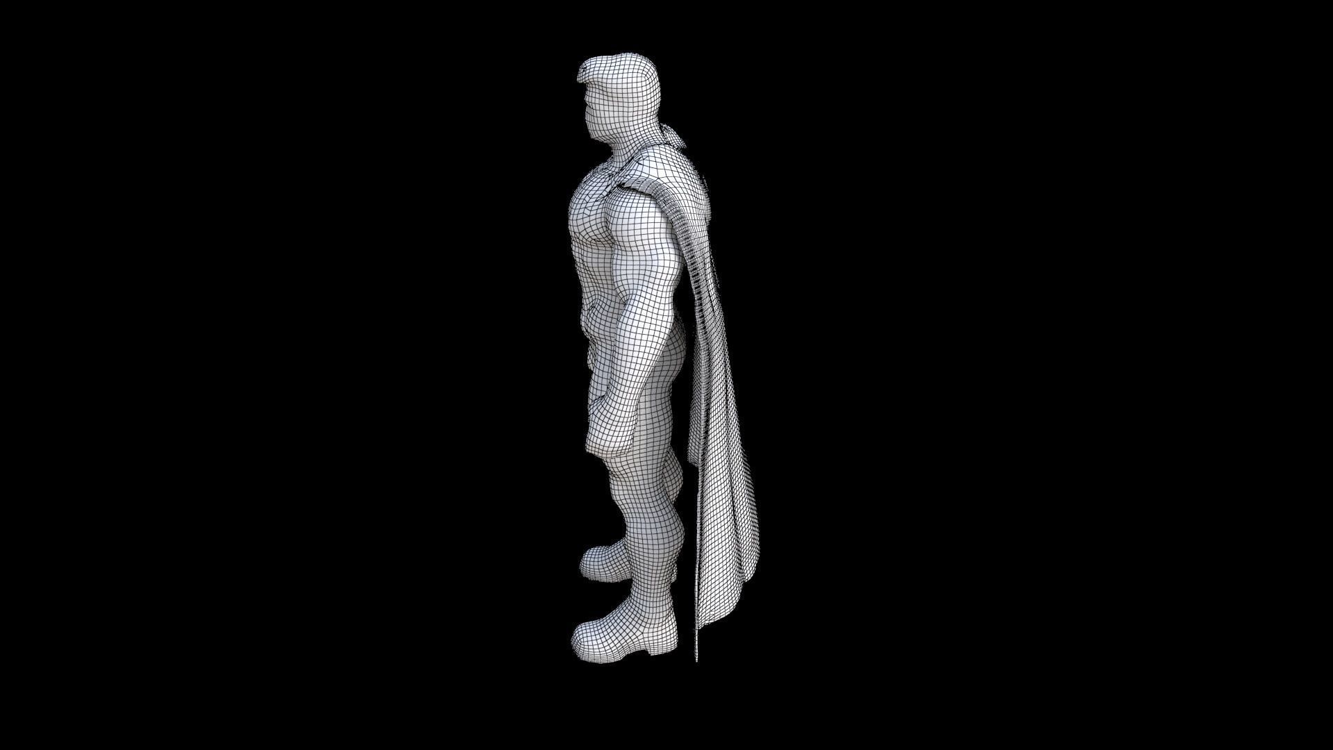 Superman 3D model_7