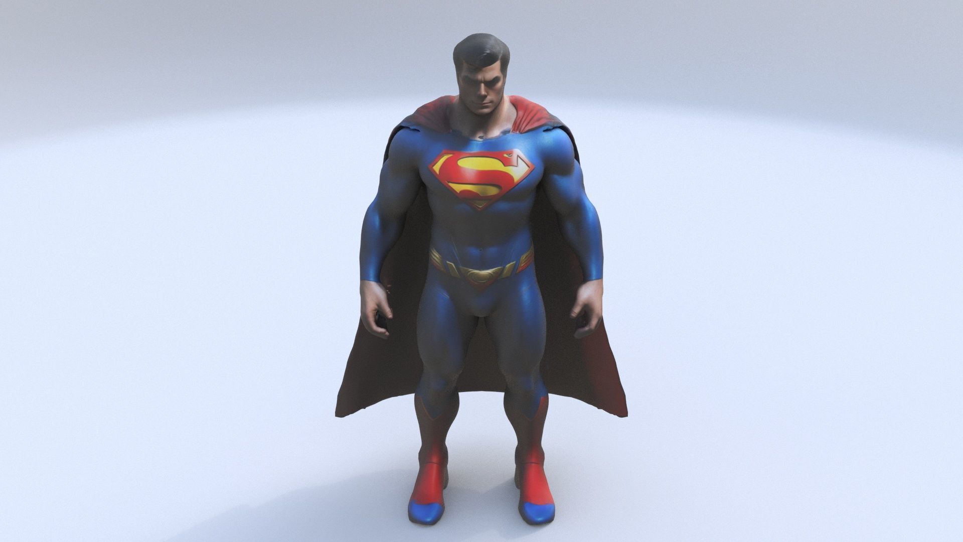 Superman 3D model_1