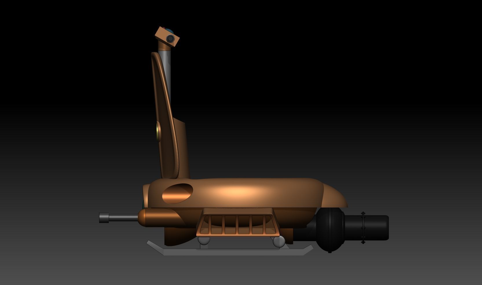 sh effect Figuarts yamcha Jet Momonga Vehicle 3D print model_1