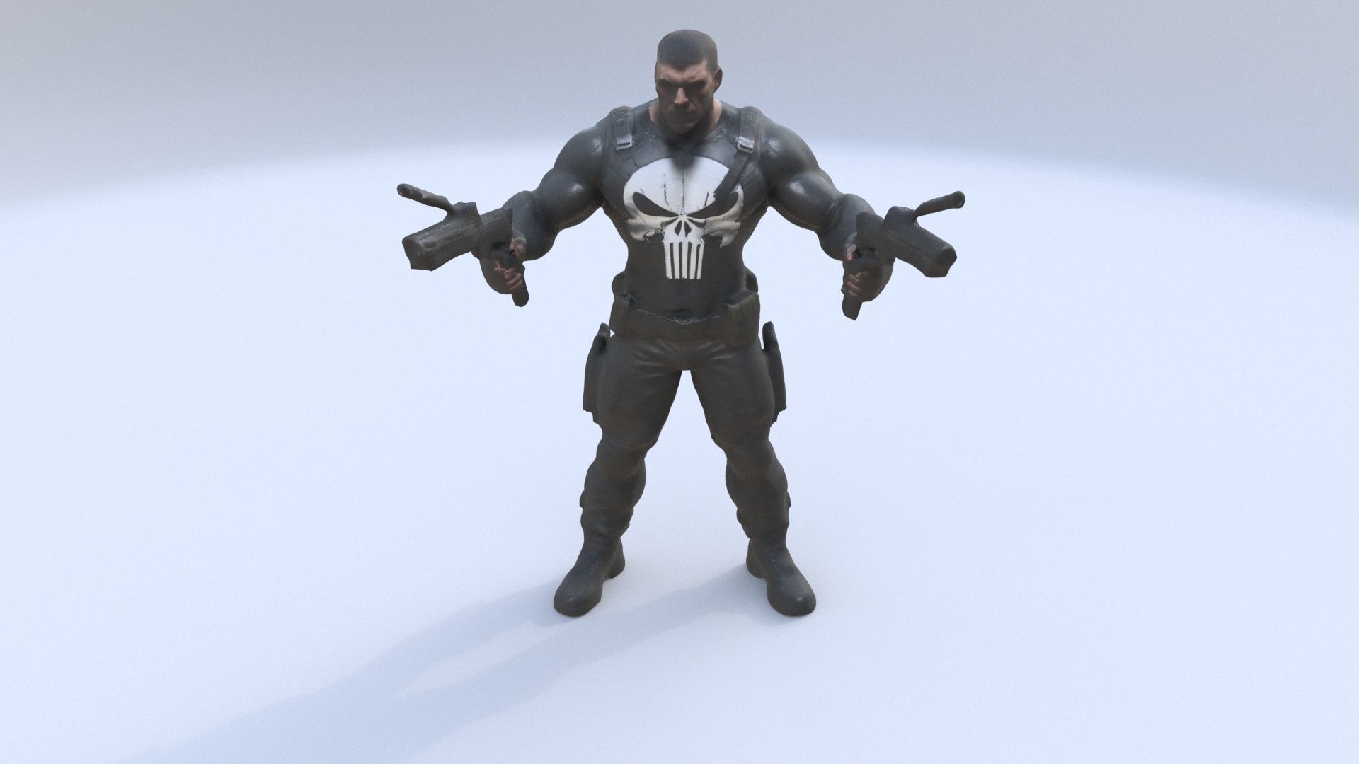 The Punisher 3D model_1