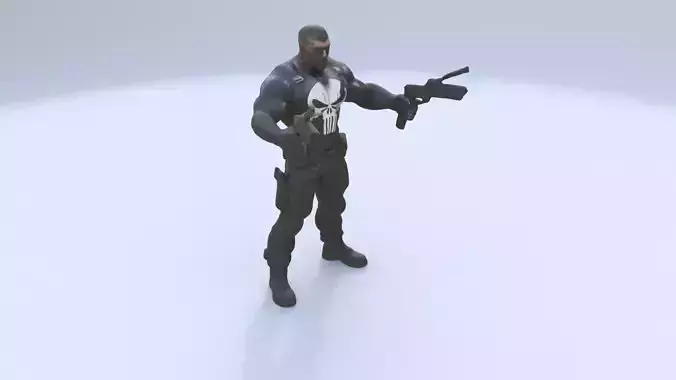The Punisher 3D model