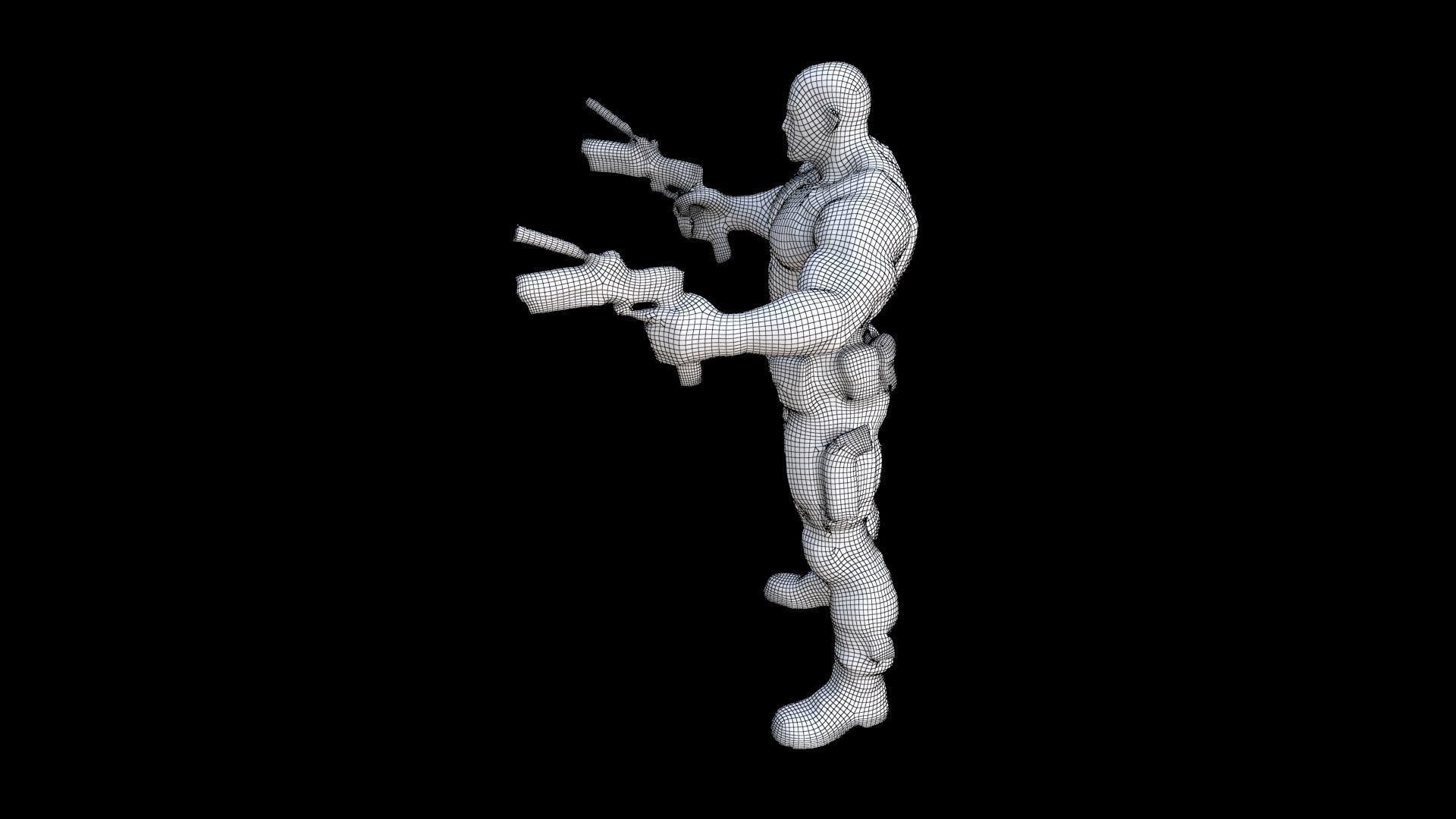 The Punisher 3D model_7