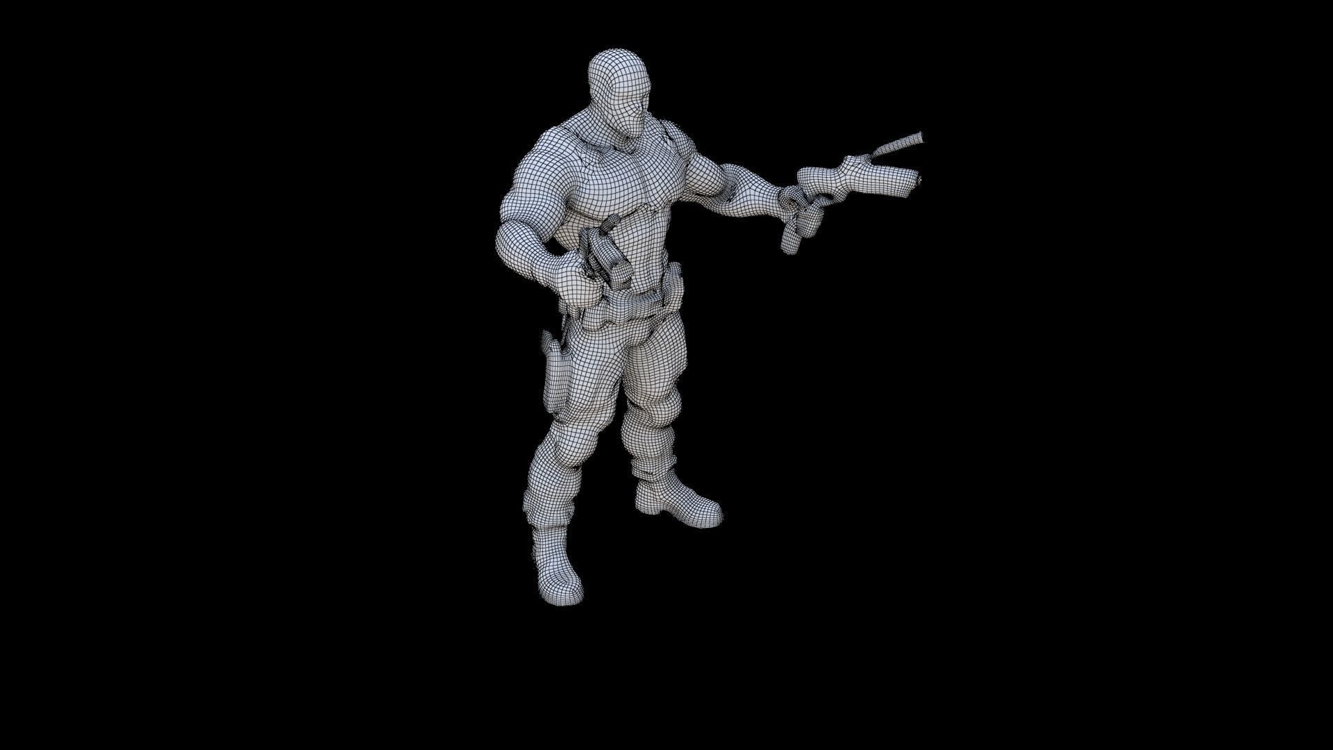 The Punisher 3D model_5