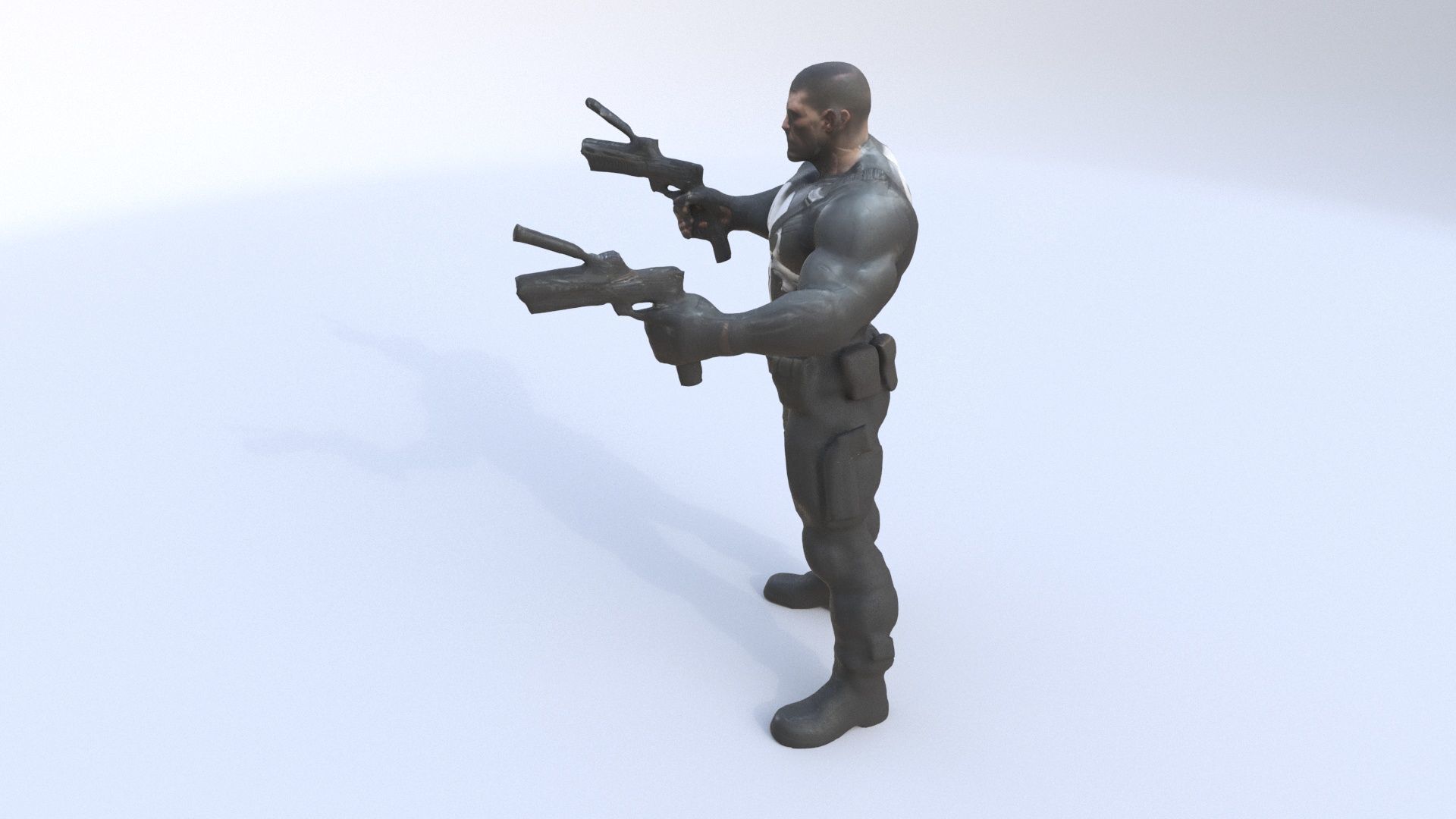 The Punisher 3D model_2