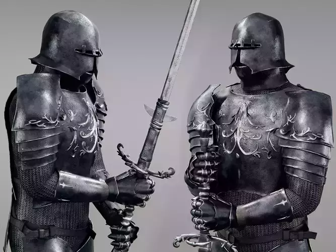 Grim Knight 3D model