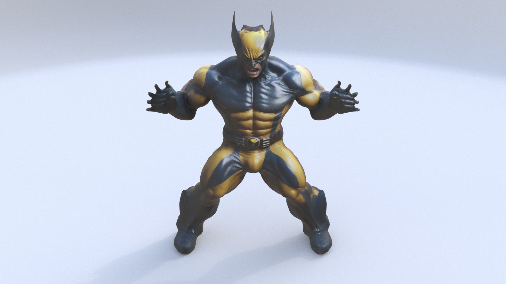 Wolverine 3D model_1