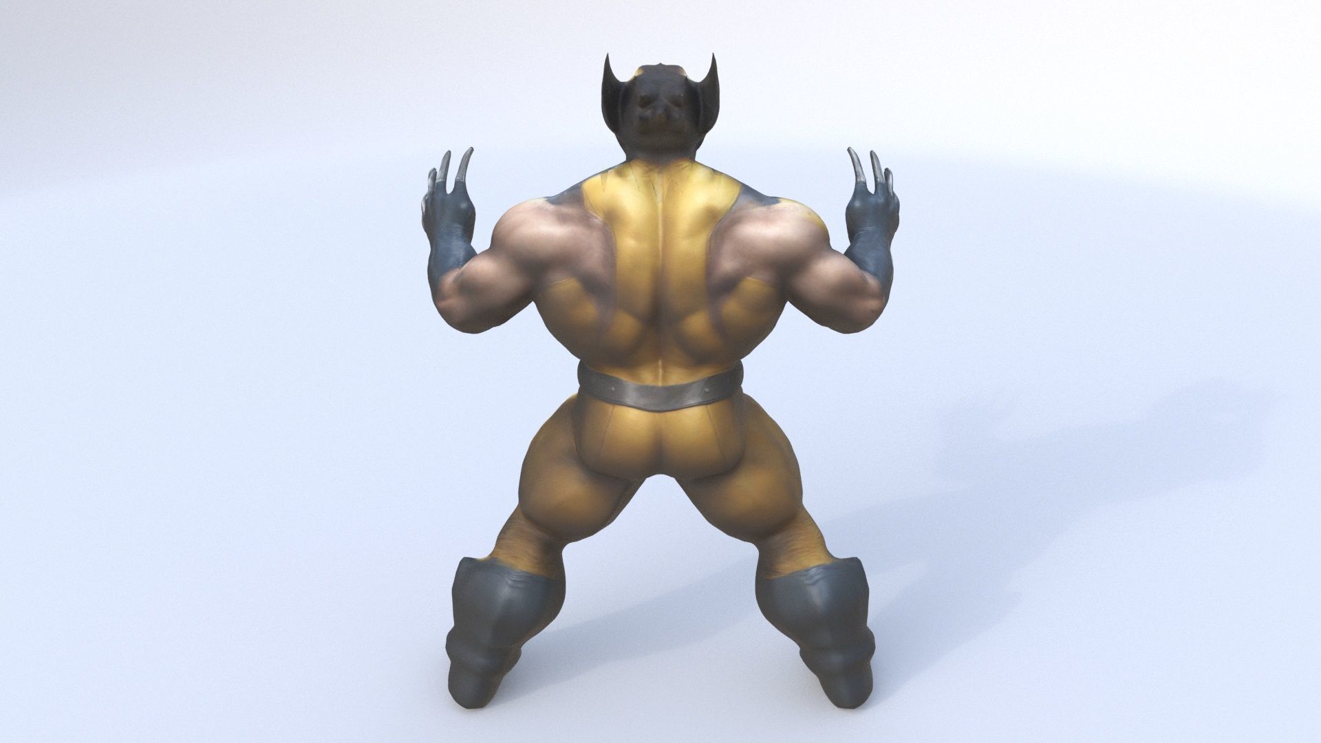 Wolverine 3D model_4