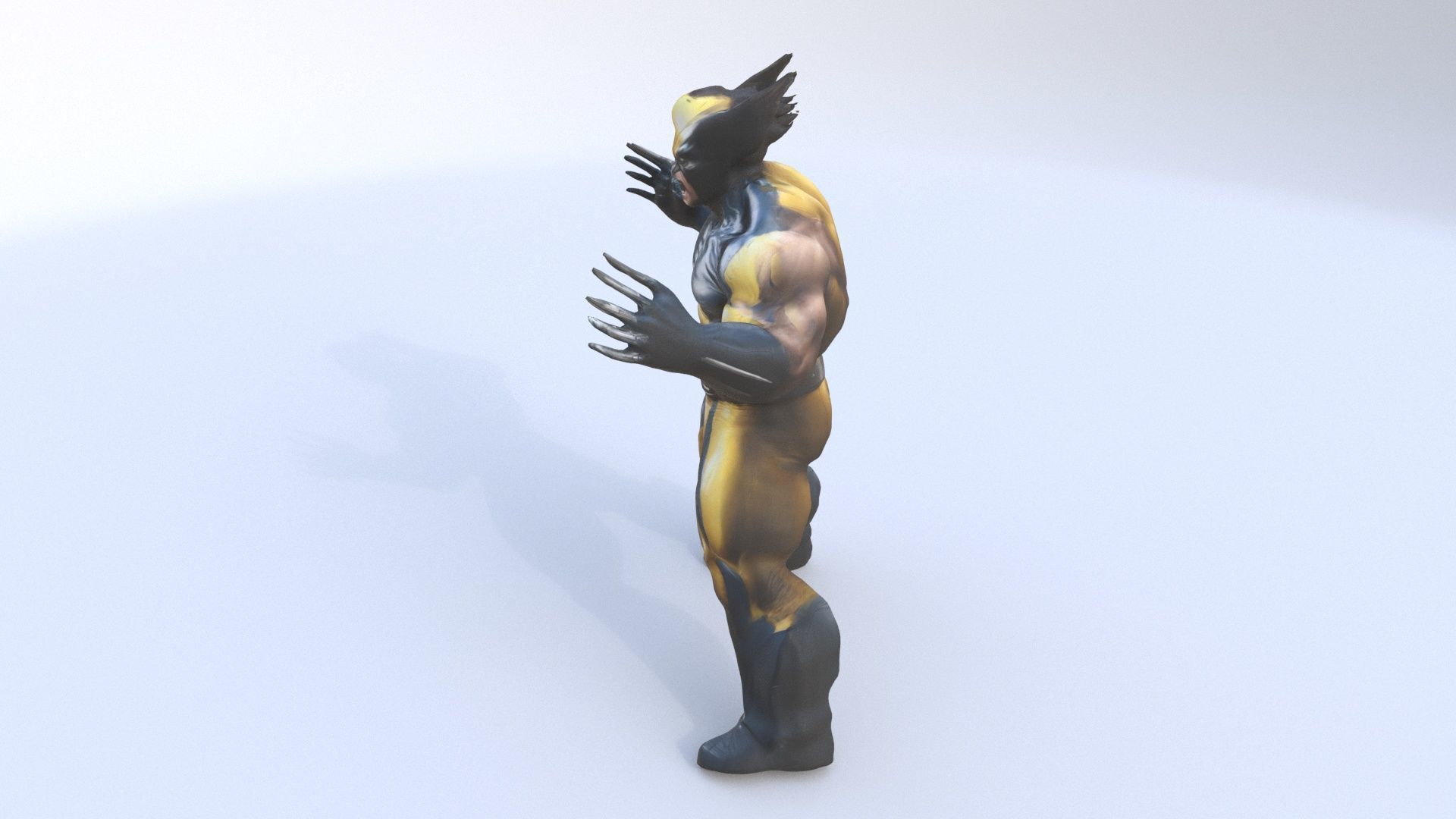 Wolverine 3D model_2