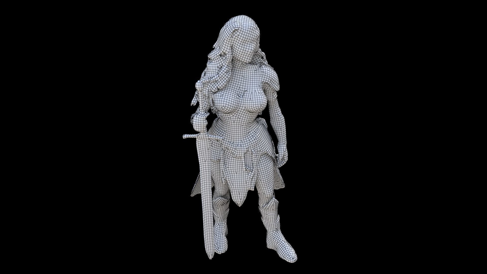 Wonder Woman 3D model_6