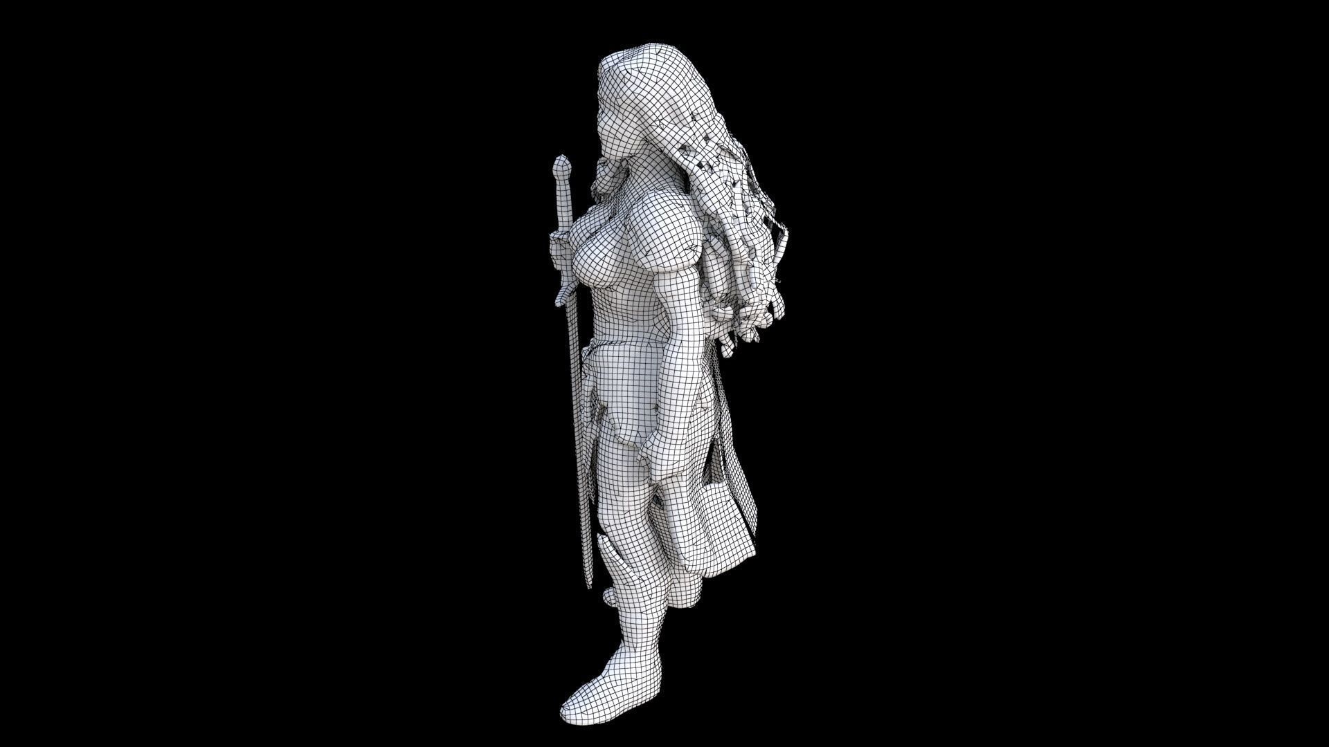 Wonder Woman 3D model_7