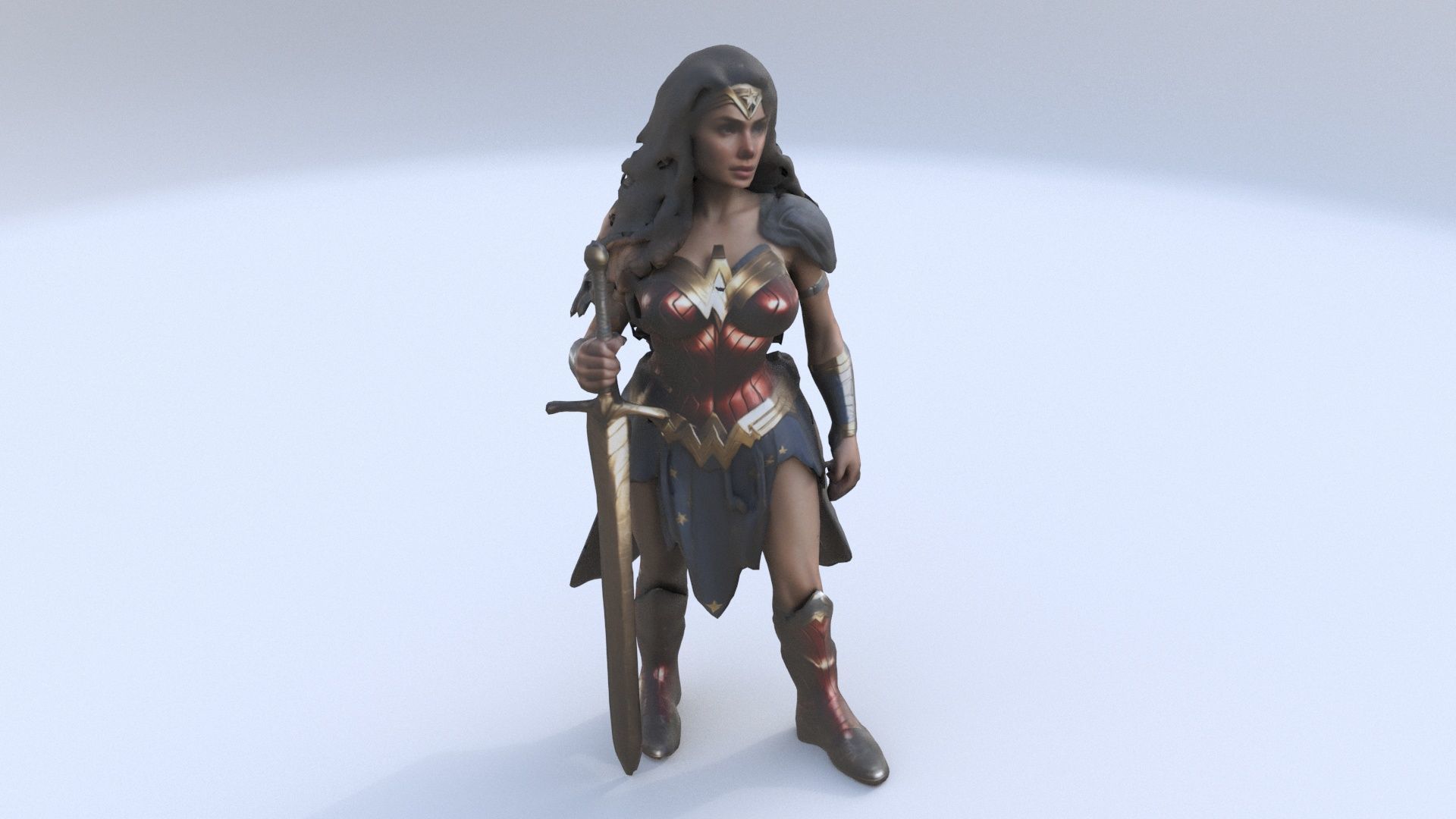 Wonder Woman 3D model_1