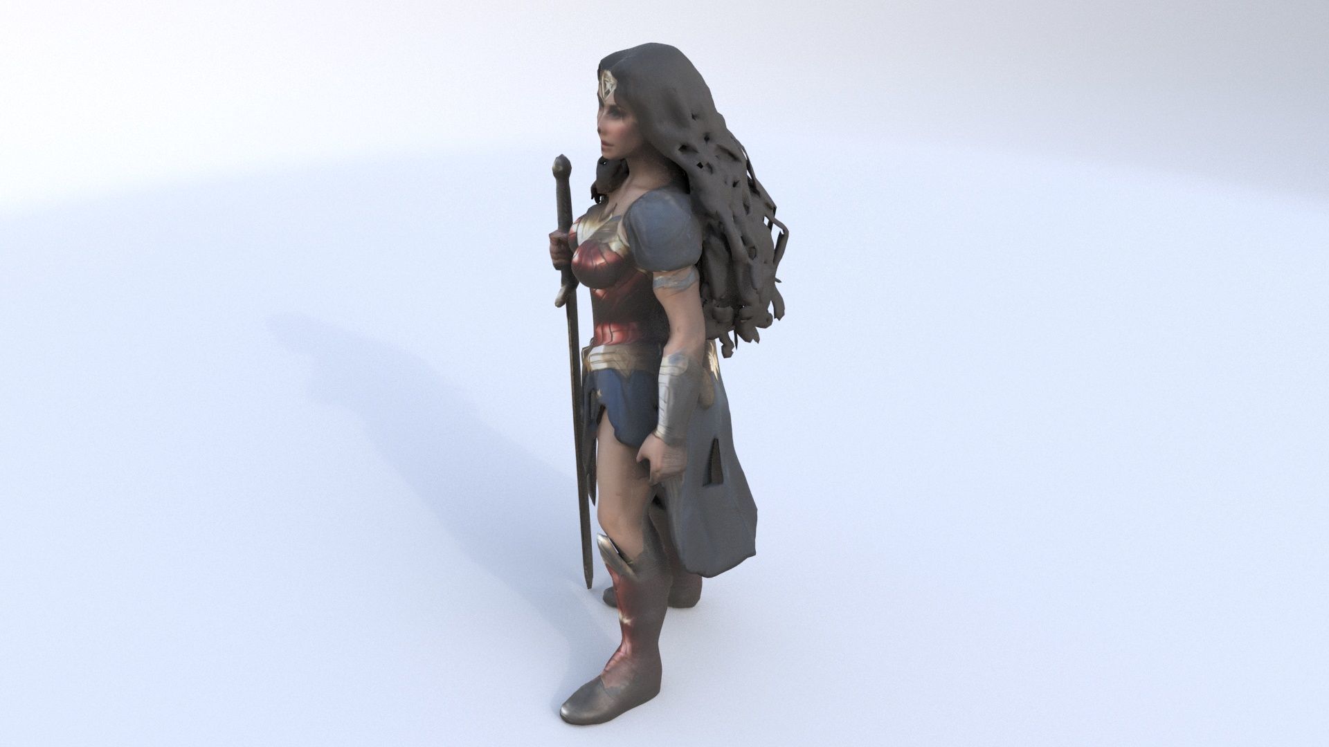 Wonder Woman 3D model_2