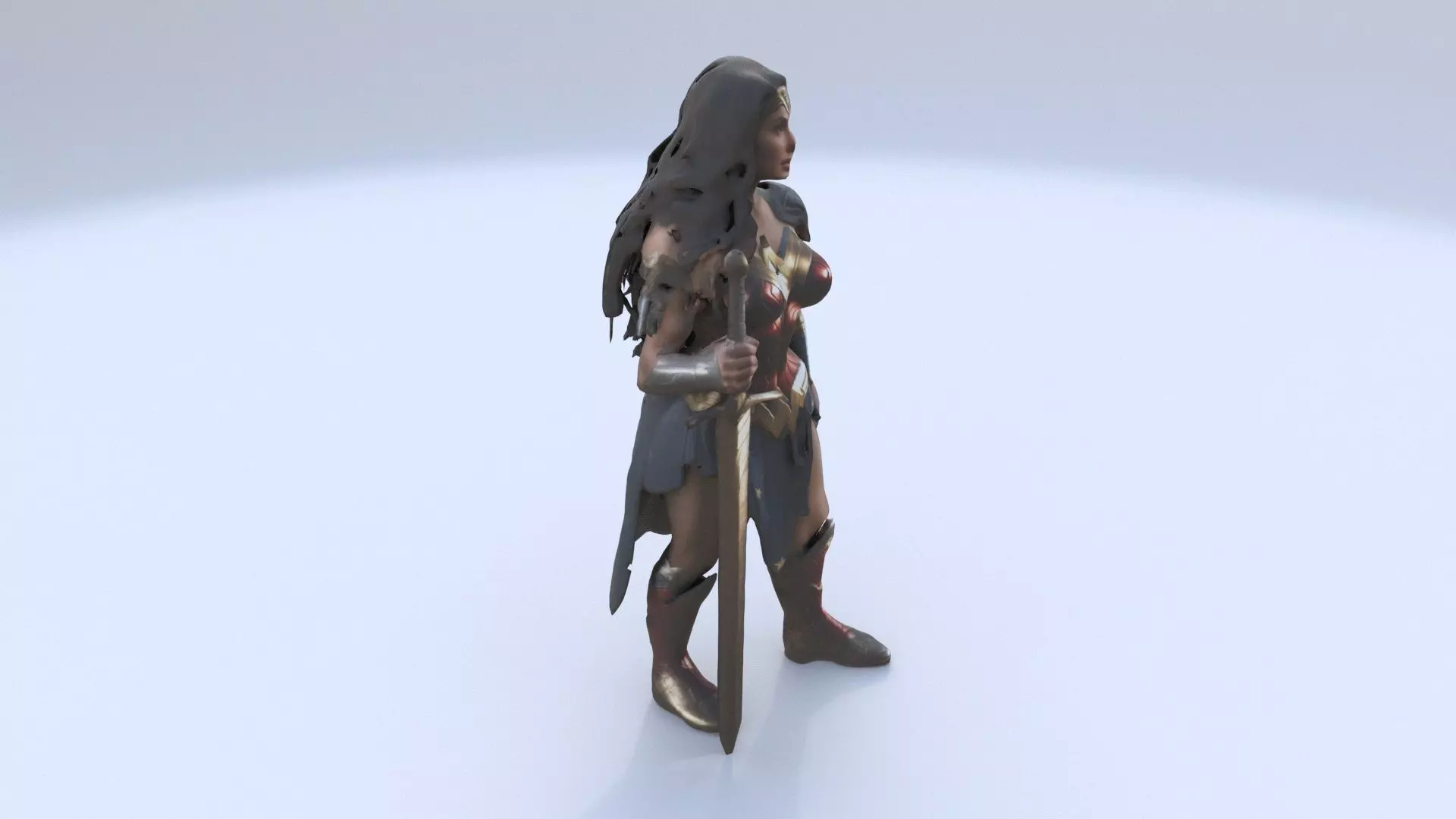 Wonder Woman 3D model_0