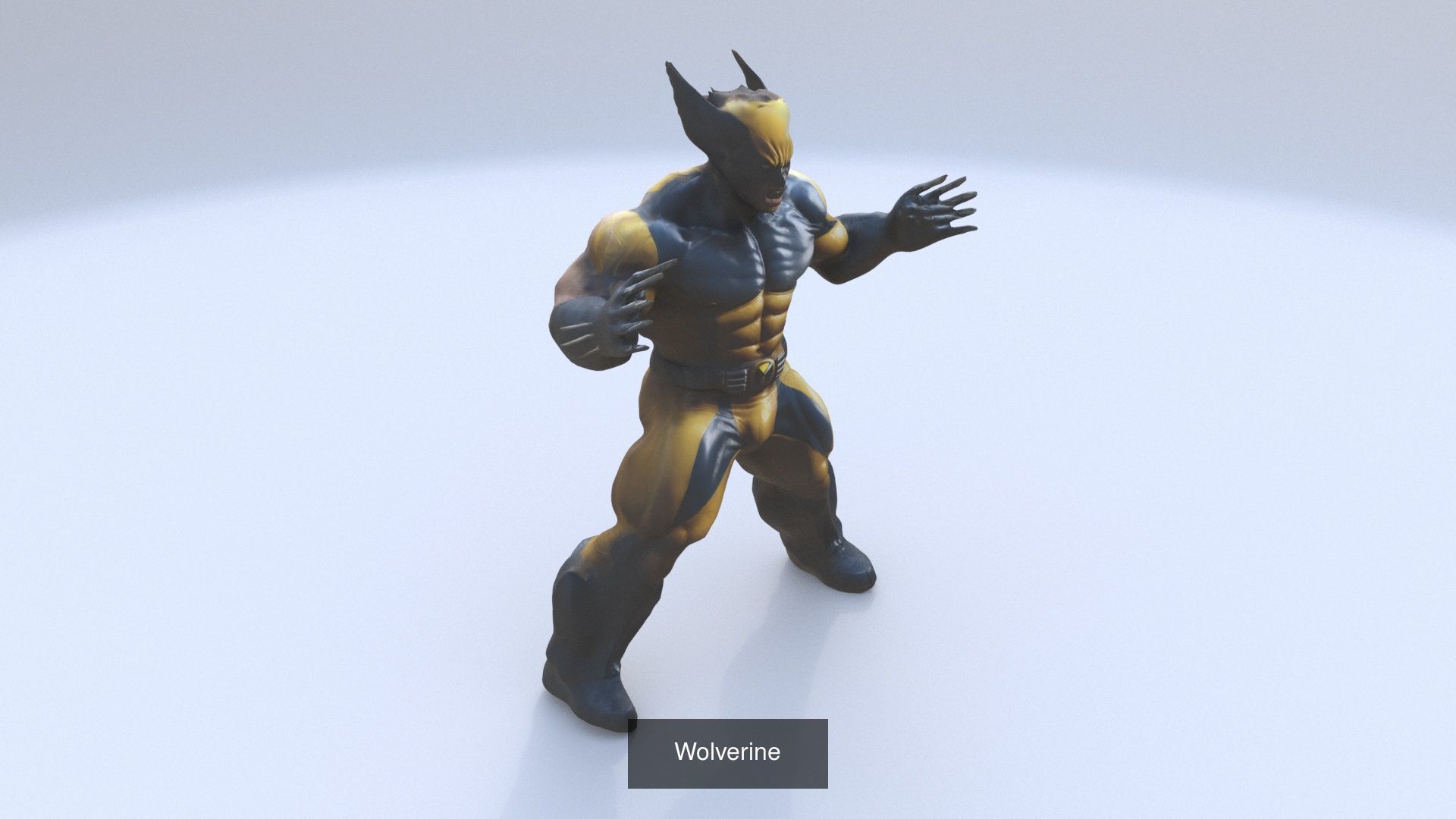 3D 23 3D models of super hero collection model _23