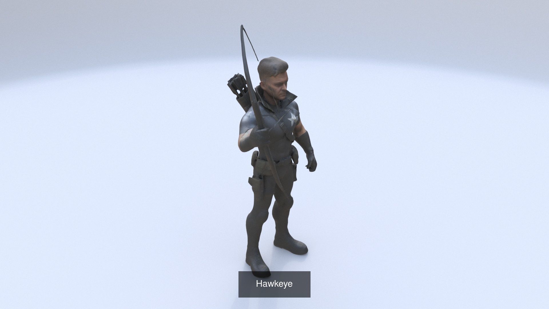 3D 23 3D models of super hero collection model _12