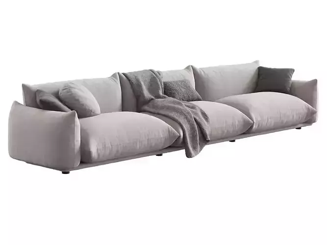Marenco 3 Seater Sofa with Armrests