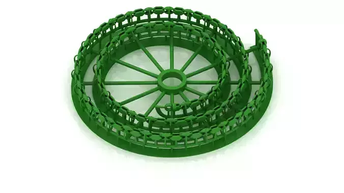 SPIRAL PERMIUM  UNISEX CHAIN  link 3D less weight  3D print model
