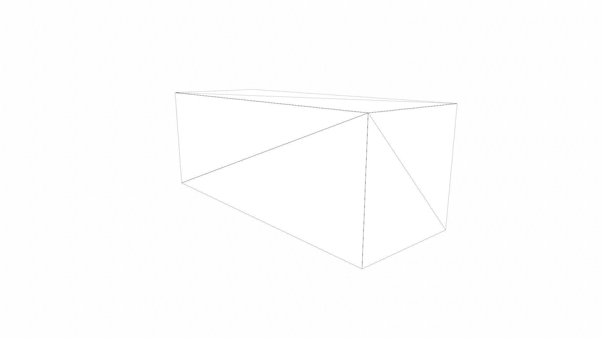 Cargo Container Low-poly 3D model_9