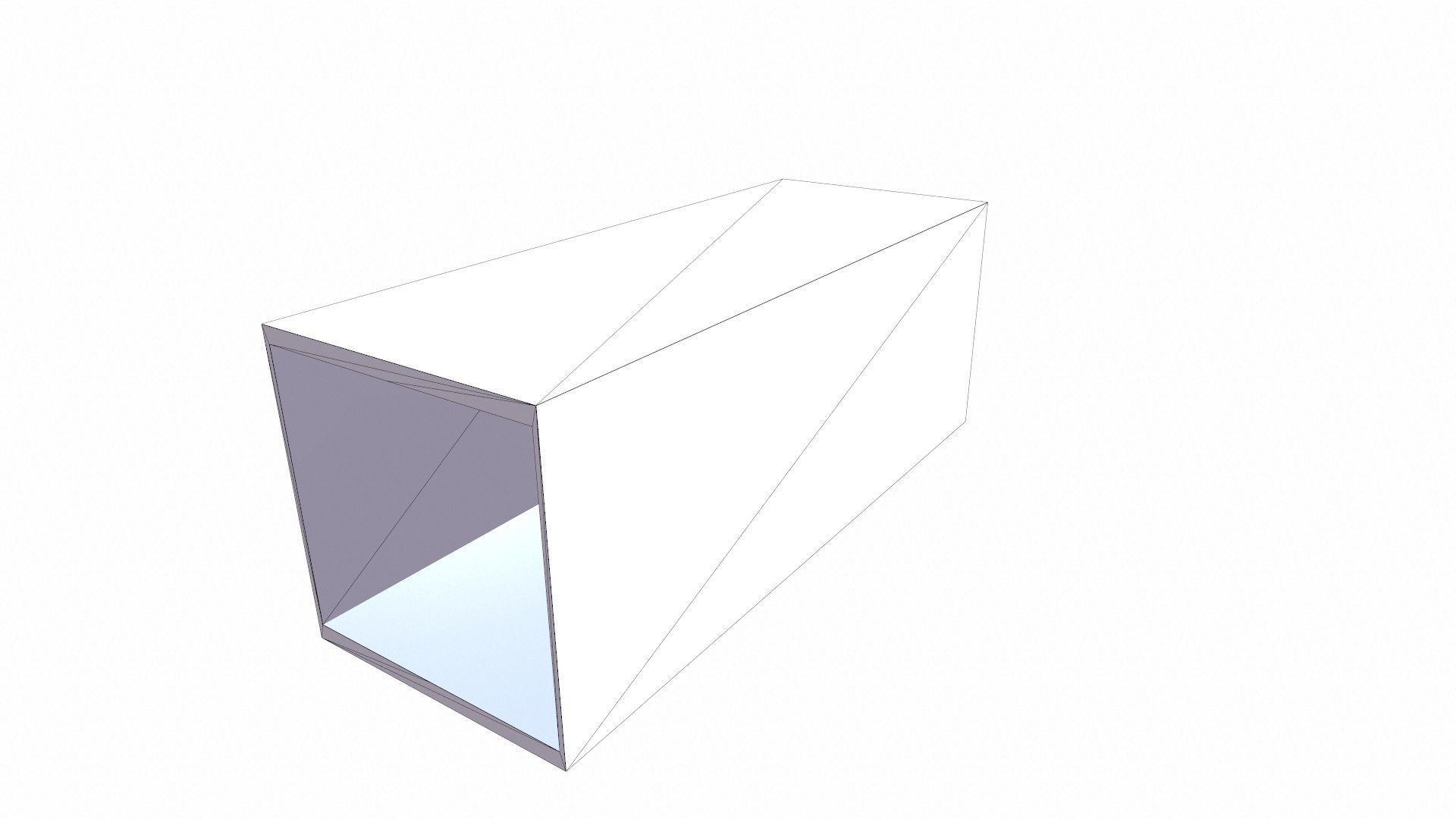 Cargo Container Low-poly 3D model_8