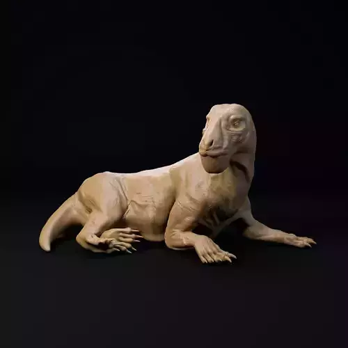  Inostrancevia Latifrons resting 1-35 scale pre-supported