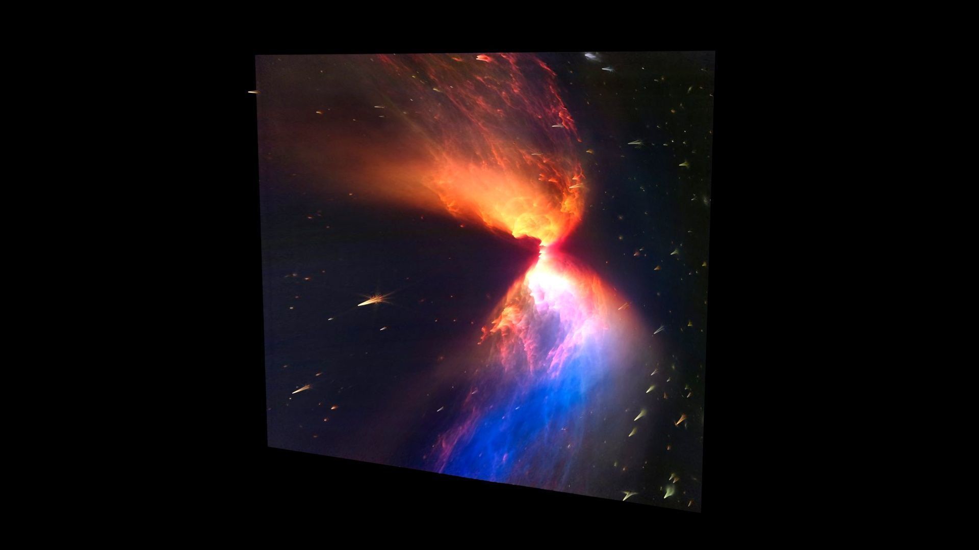 Fiery Hourglass Nebula 3D model_2