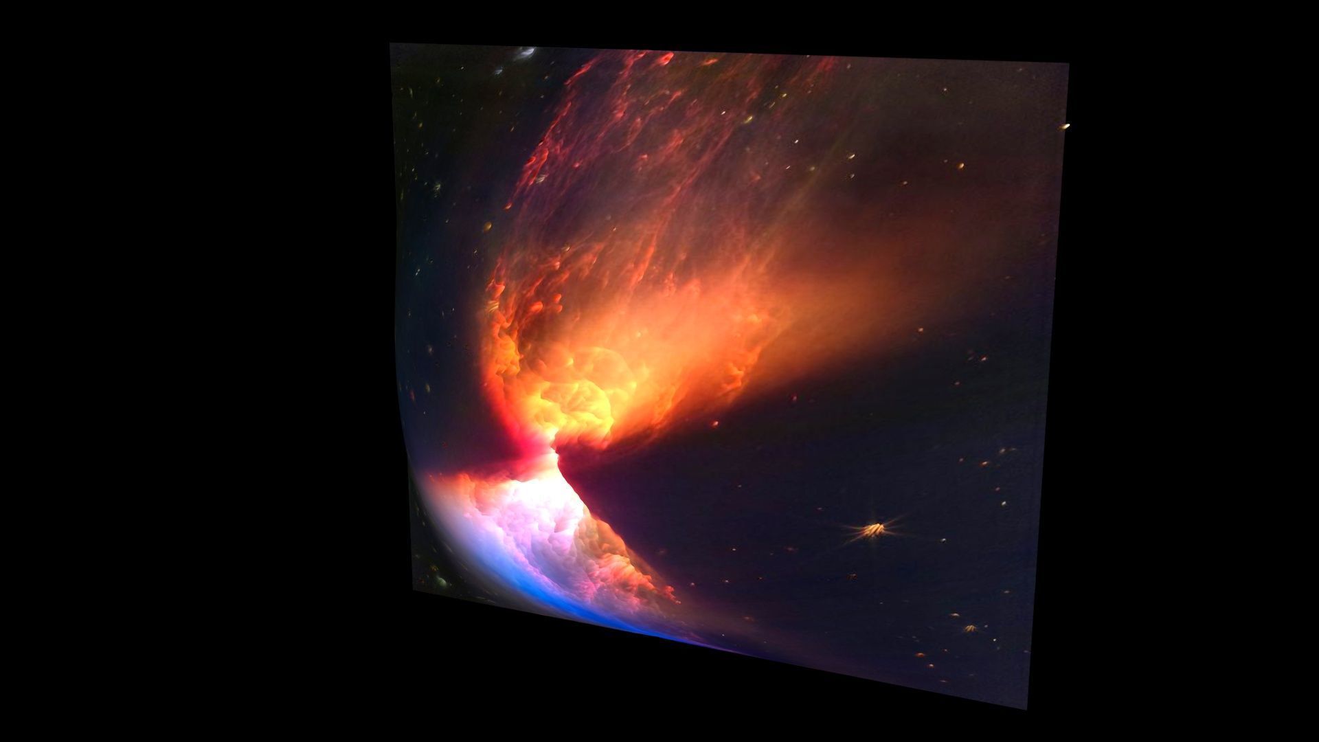 Fiery Hourglass Nebula 3D model_4