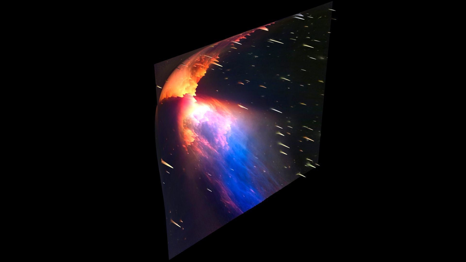 Fiery Hourglass Nebula 3D model_1