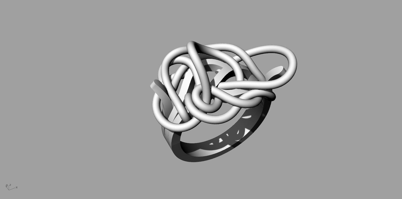 Pearl ring 3D print model_17