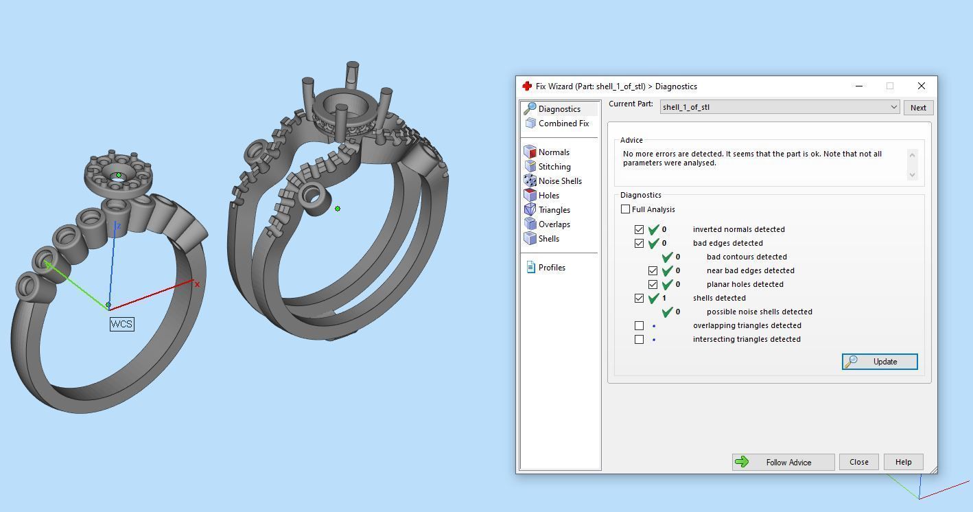 Gold ring Jewelry 3D print model_3