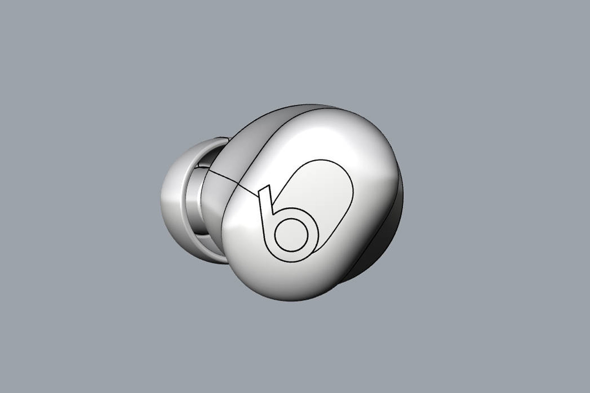 Beats Solo Buds 3D model_21