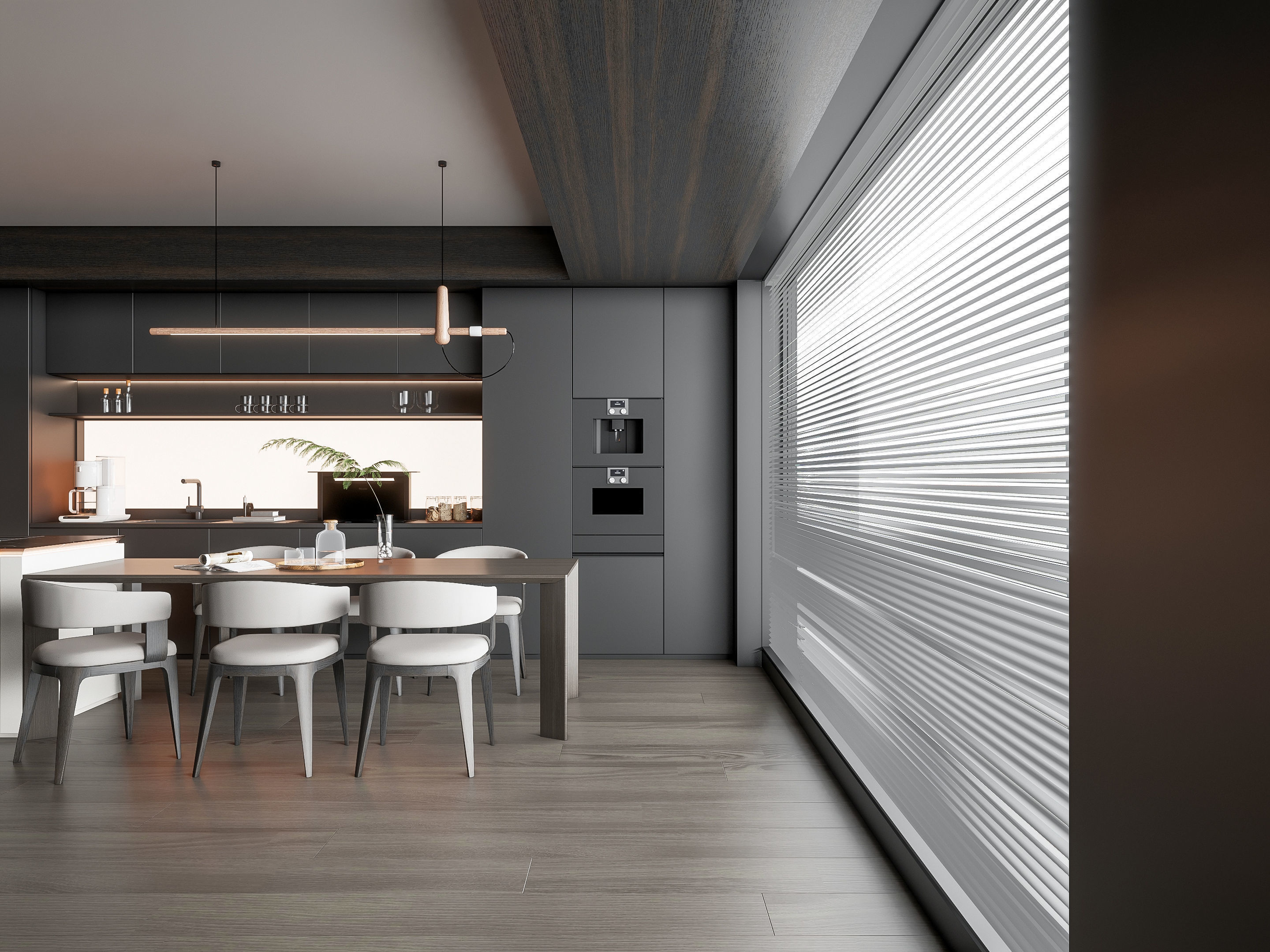 Kitchen Modern interior 93 3D model_17