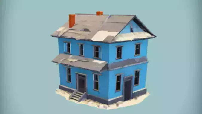abandoned house model 3D model
