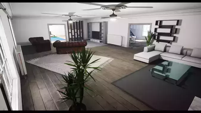 Modular Modern Apartment and Props