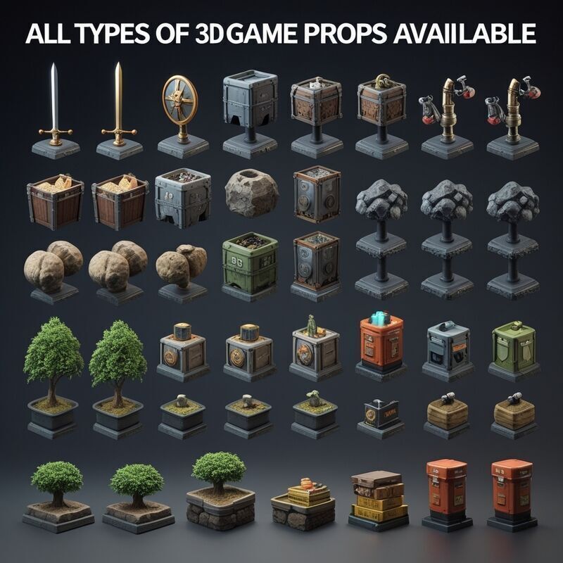 small model house 3D model_15