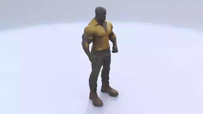 Luke Cage 3D model