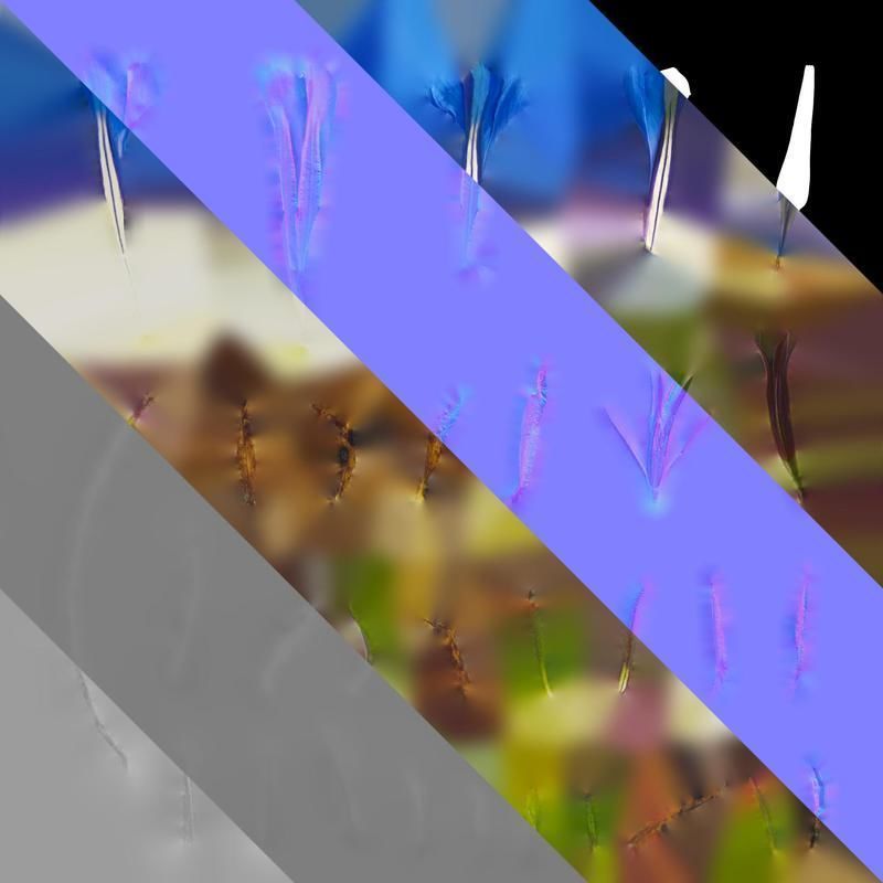 Anydrafts Gentiana sino ornata Atlas 02 Texture_8