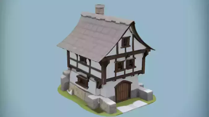 medieval style cottage