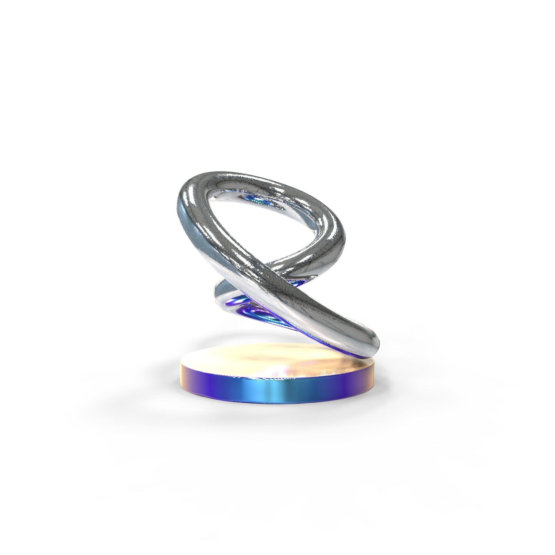 rotating  monohelix 3D model_1